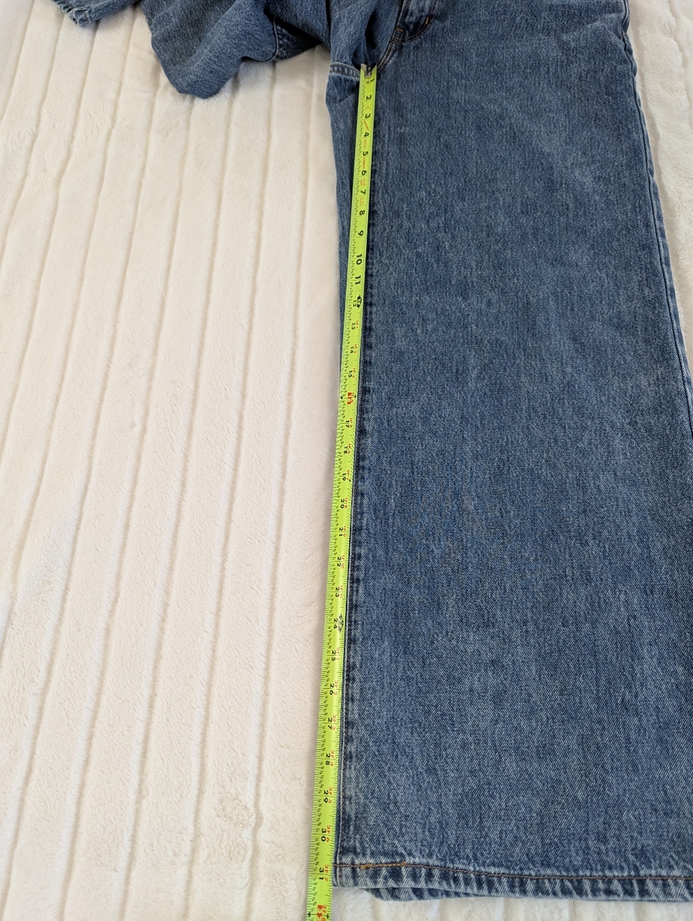 Levis Levi's '94 Baggy Wide Leg 100% Cotton Jeans Size 30 - Picture 7 of 9